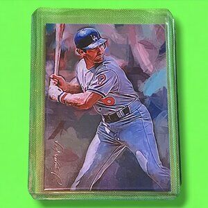 STEVE GARVEY HOF Sketch Card Limited /50 Edward Vela Signed Mnt